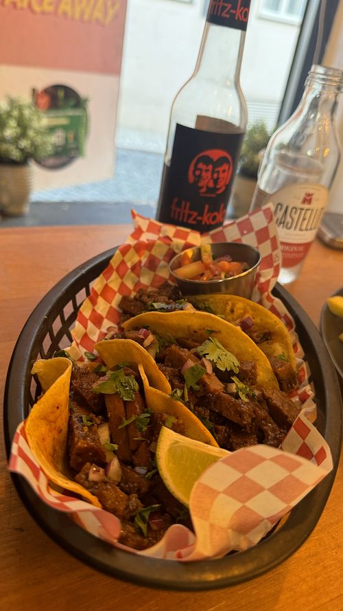 Seitan Tacos  at Plant Base in Lisbon
