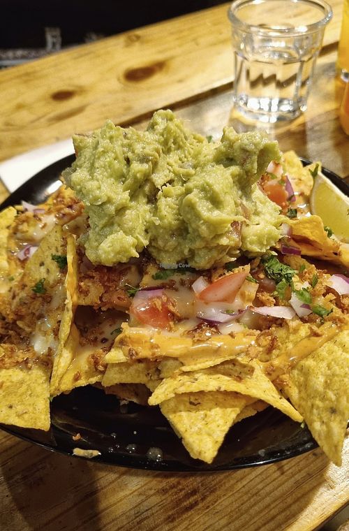 Nachos (wow) at Plant Base in Lisbon