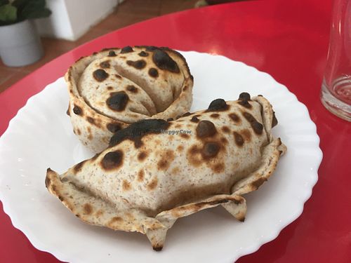 Humita and Champiniones at Plant Base in Lisbon