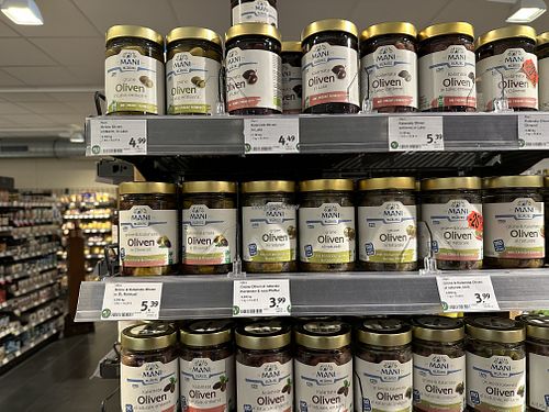 olives  at denn's Biomarkt in Cloppenburg