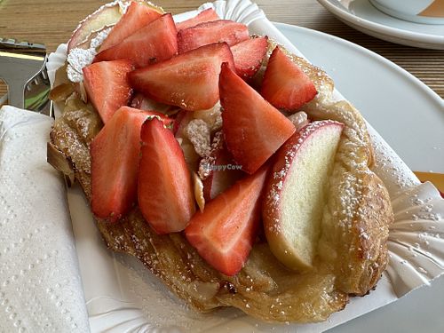 vegan 'croissant'  at denn's Biomarkt in Cloppenburg