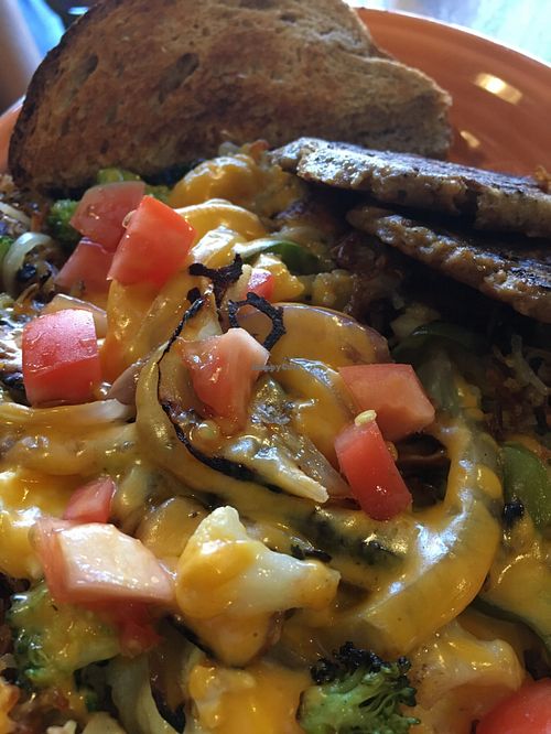 Half order helter skelter  at Hard Times Cafe in Minneapolis