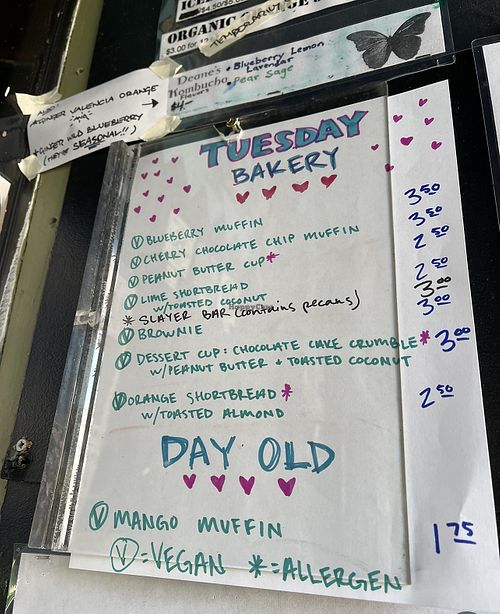 Baked goods  at Hard Times Cafe in Minneapolis