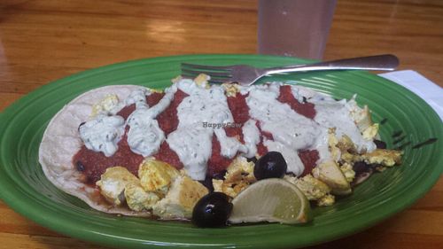 vegan ranchero at Hard Times Cafe in Minneapolis