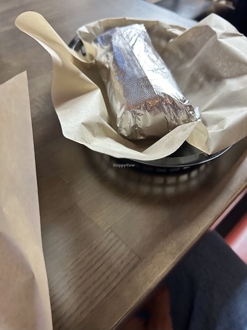 Vegan burrito  at Big Belly Que in Smithtown