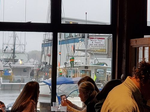 Great view of the waterfront! at Flatbread Company  in Portland