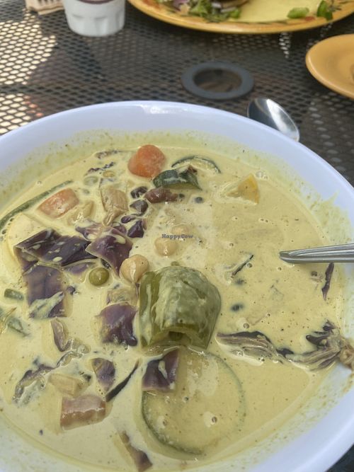 Veggie curry  at Lotus Cafe in Panama City Beach