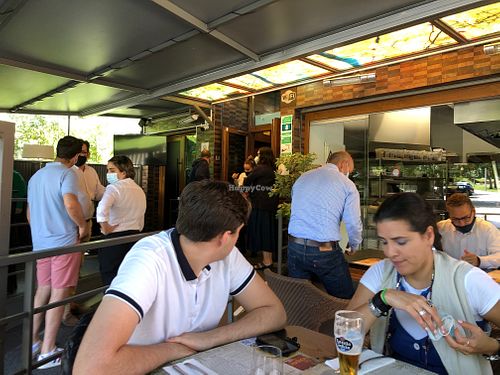 Terrace at La Novena in A Coruna