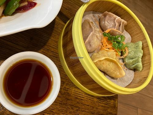 Veggie house dumplings   at Veggie House  in Chicago