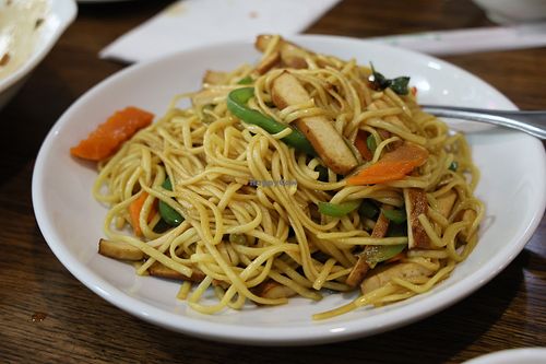 Taiwan Noodles at Veggie House  in Chicago