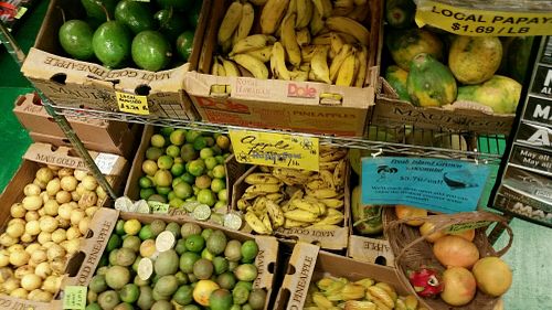 fresh fruits at Farmers Market Store & Deli Cafe in Lahaina