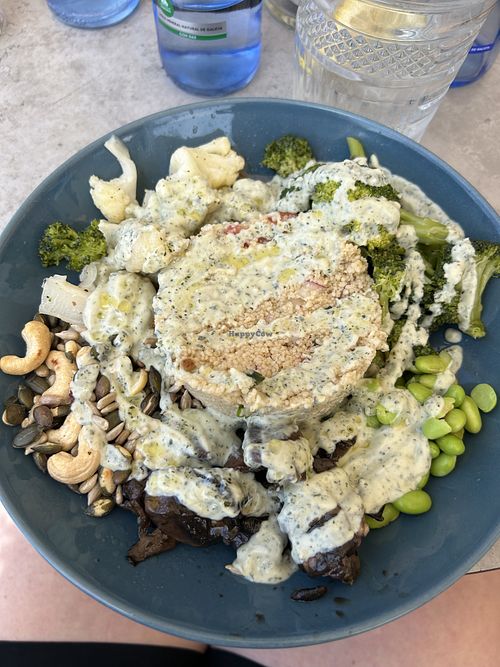 Cous cous bowl   at Fresh Green in San Sebastian