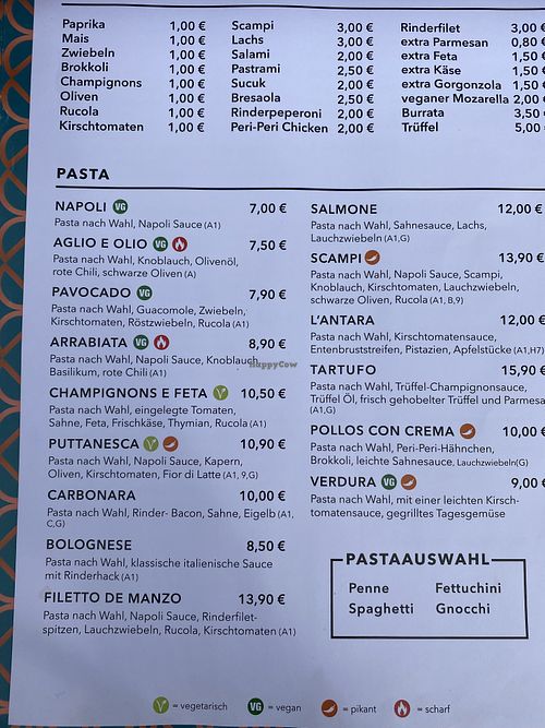 Pasta at Mazé Mazé in Hamburg