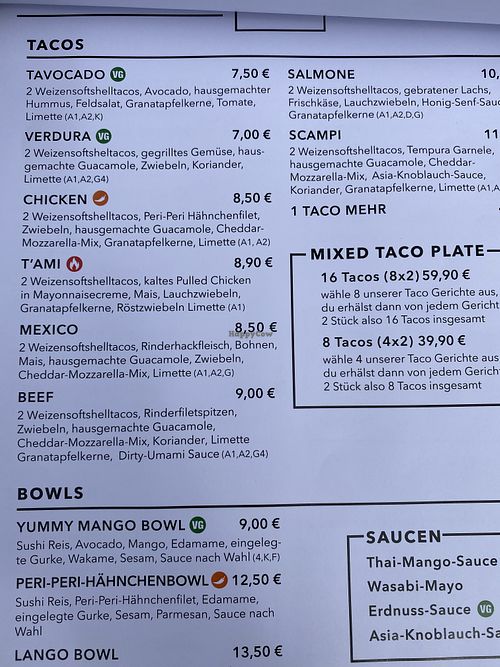 Tacos at Mazé Mazé in Hamburg