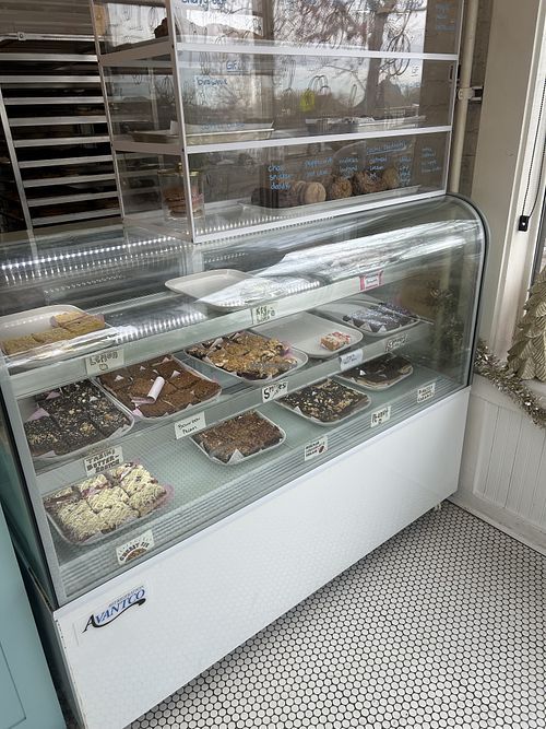 Great selection of vegan pastries  at Sweet Magnolias Bake Shop in Omaha