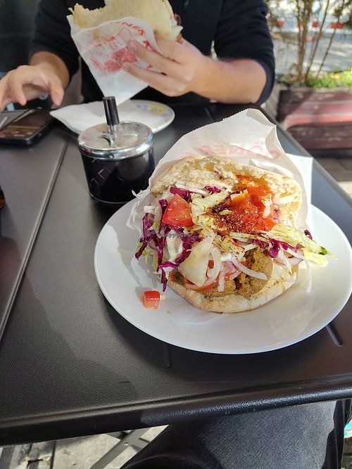 Falafel Döner at Dizza Pizza Döner in Munich