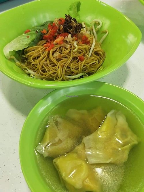 Wanton noodles. Note egg is 1 of the noodles ingredients at Dao Xin 稻心 in North Singapore