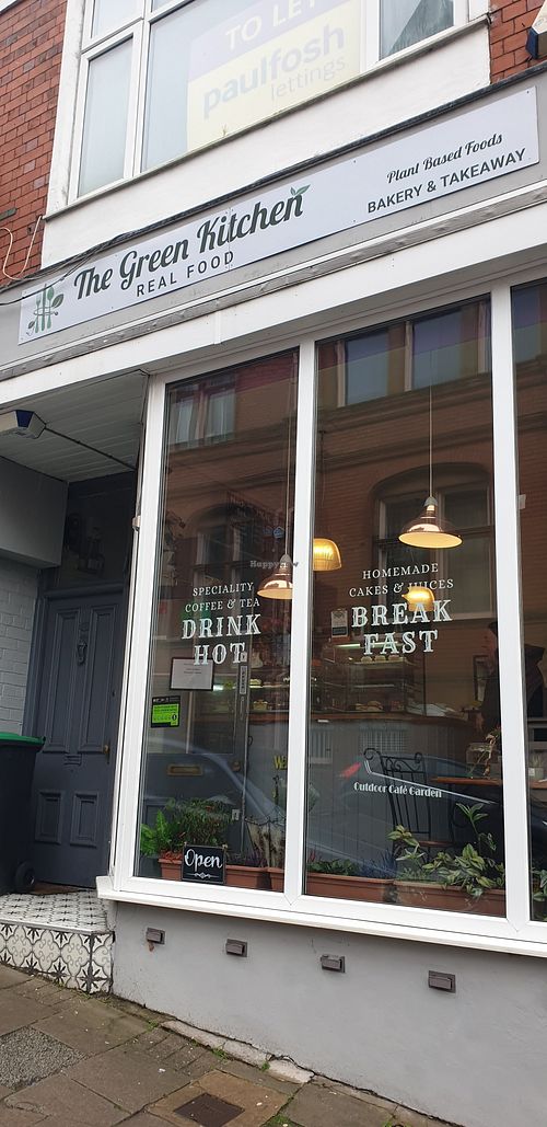 Outside at The Green Kitchen in Newport