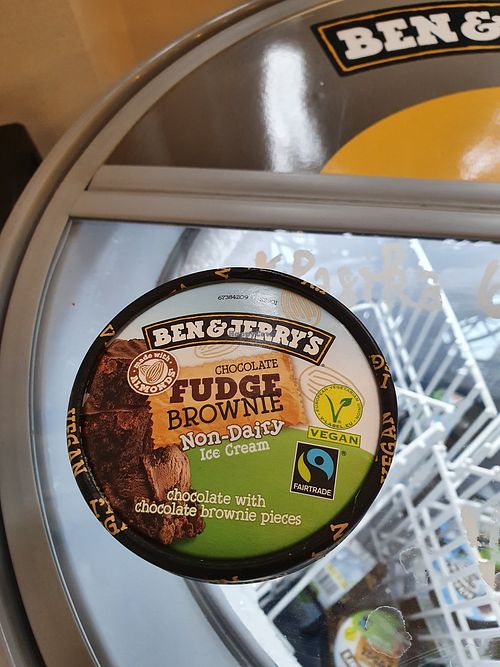 Vegan  ice cream at Loft Cafe Karlín in Prague