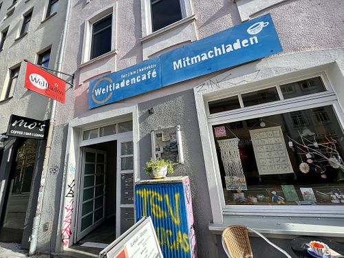 store front  at Weltladen Cafè in Gottingen