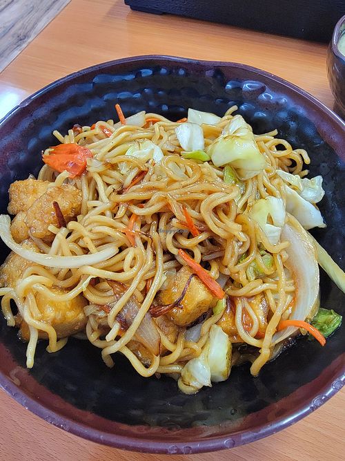 Fried Tofu Yakisoba at Tokyo Teriyaki in Astoria