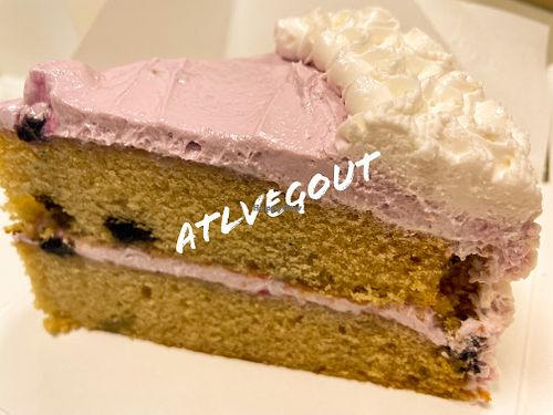 Blueberry lavender cakee  at Southern Sweets Bakery in Decatur