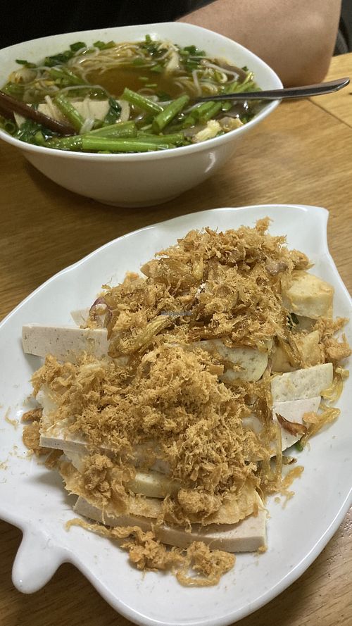 Sticky rice and thai noodle soup  at Tue Tin Chay Quan in Ho Chi Minh City