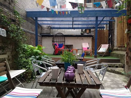 Terrace at Nexus Art Cafe in Manchester