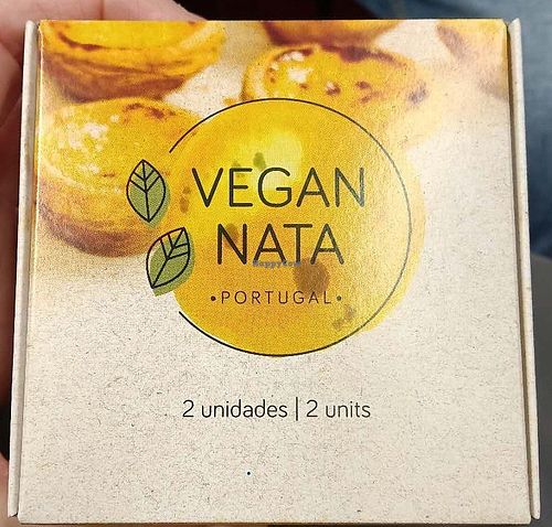 Cute take away box. at Vegan Nata - Chiado in Lisbon