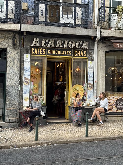 Outsidee  at Vegan Nata - Chiado in Lisbon