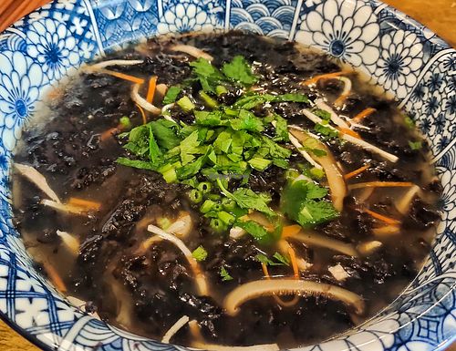 Vegan seaweed soup at Veggie Recipe in Bandar Seri Begawan