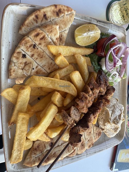 Souvlaki   at Alkionis Sports Bar & Grill in Rhodes