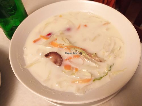 Sopa de vegetales con Galanga y hojas de lima at Thai Food in Sestao