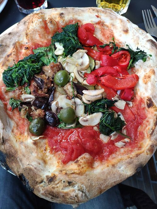 Vegan Pizza at Made In Napoli in Cologne