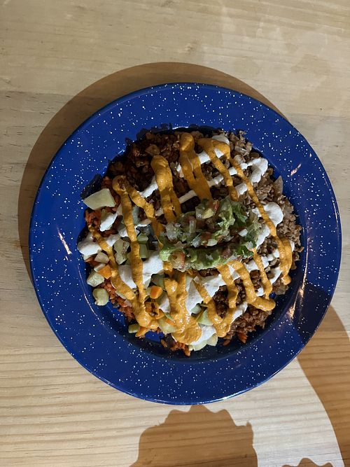 Rice dish   at Veganos La Taqueria in San Cristobal De Las Casas