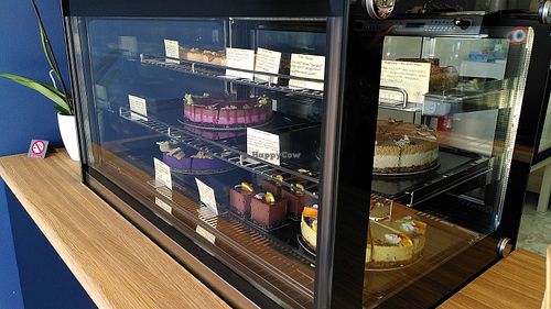 The shop at Little Darling Vegan Pastry in Argyroupoli