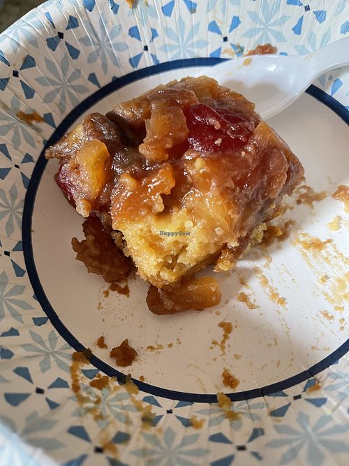 Pineapple upside cake is insanely delicious even after being in the freezer for 3months!   at Royally Baked in St Peters