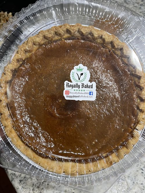Pumpkin pie   at Royally Baked in St Peters