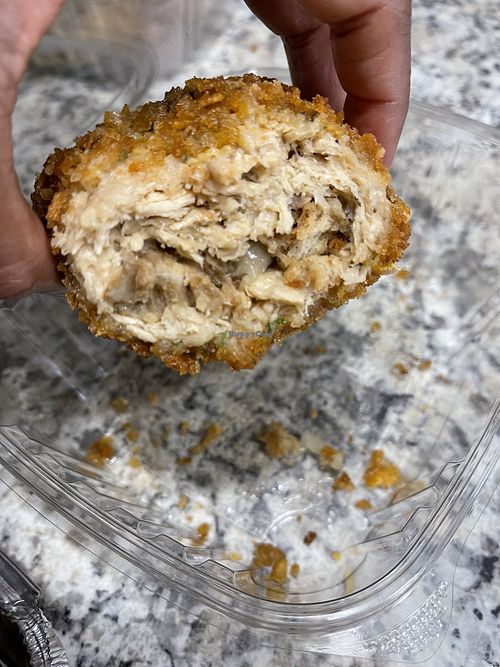 Inside the Stuffed chicken breast   at Royally Baked in St Peters