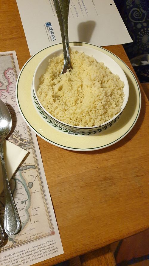 couscous  at Alte Brauerei in Krummhoern
