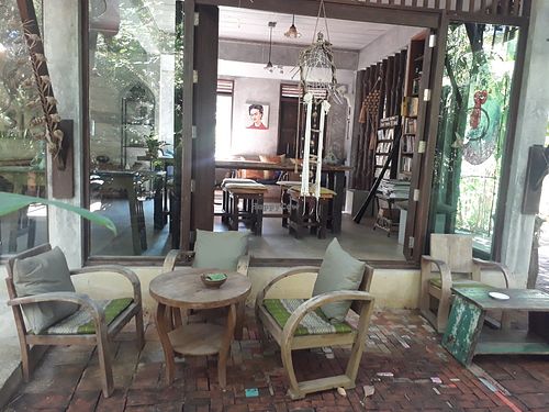 Outside at Cafe' De Siam in Koh Phangan