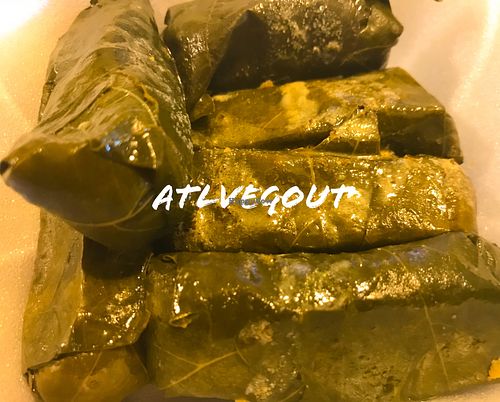 Stuffed grape leaves  at Baraka Shawarma in Stone Mountain