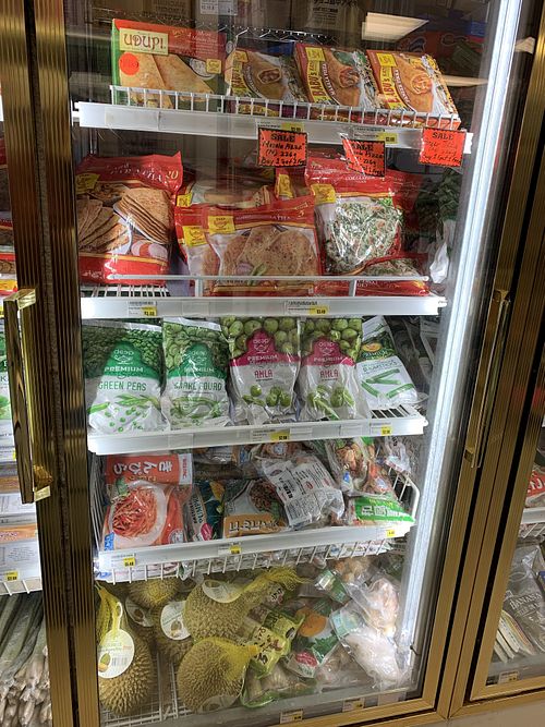 Frozen produce at The New Central Market in Anchorage