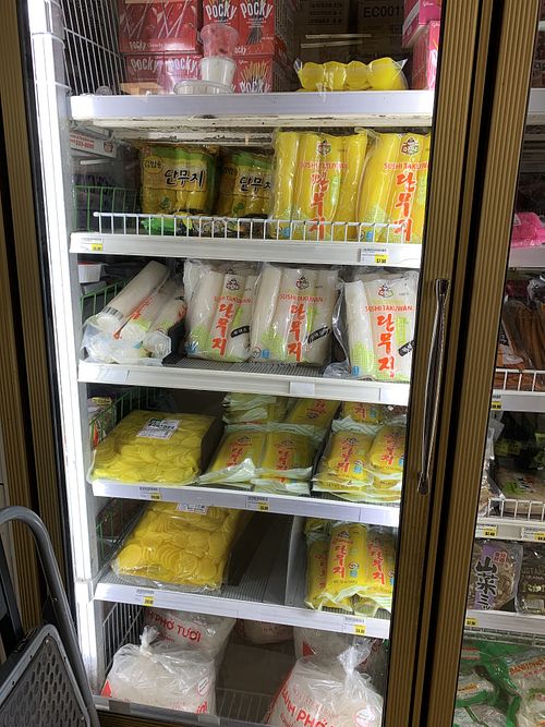 Frozen pickles at The New Central Market in Anchorage