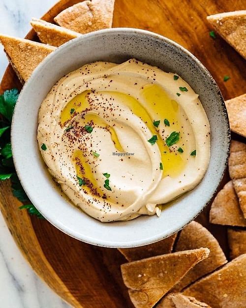 hummus at Gourmet Hummus and More in Playa Del Carmen