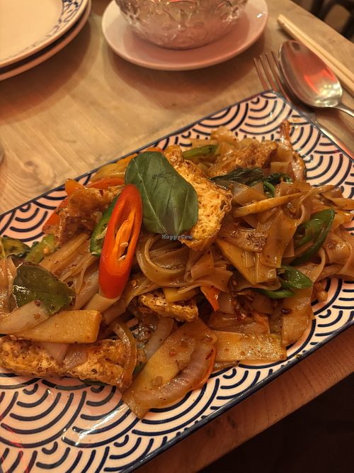 Drunken Noodles  at Siam Siam in Brighton