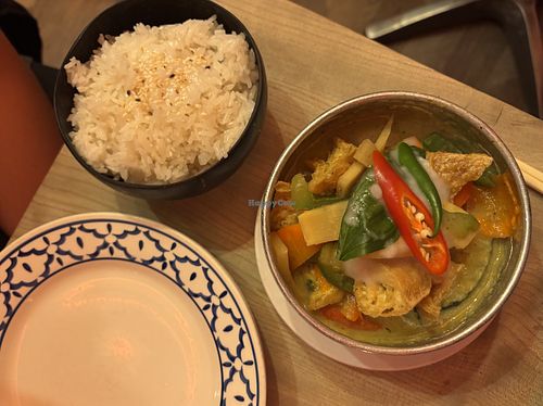 Thai Green Curry  at Siam Siam in Brighton