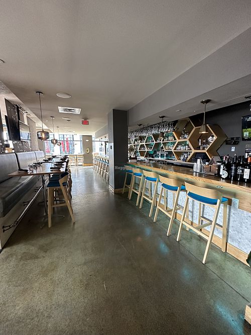 Bar seating  at TIQA in Portland