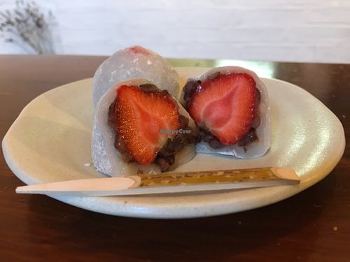 Strawberry(Truskawka) Daifuku at Kotonoha in Torun