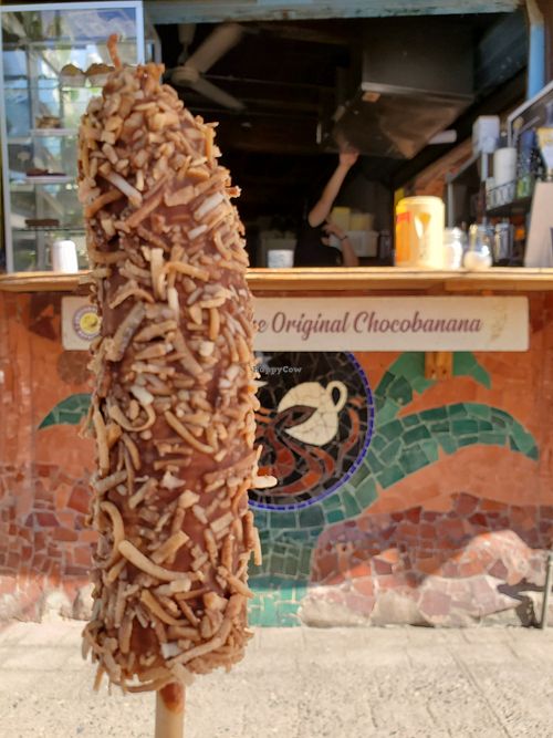 Coconut banana too sweet and not frozen at ChocoBanana in Sayulita